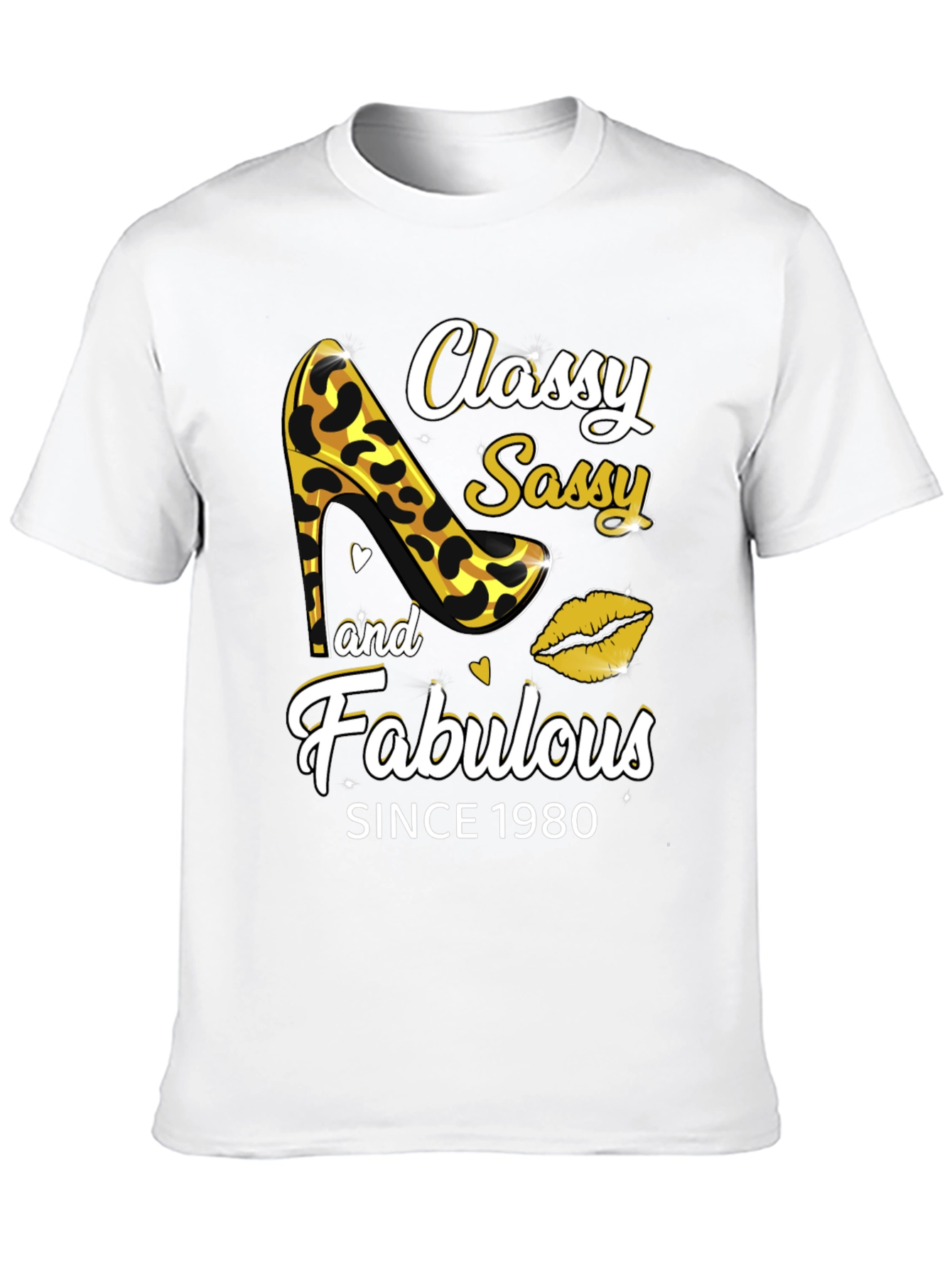 Classy Sassy Fabulous Since 1980 Graphic Tee