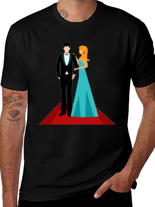 Red Carpet Affair T-Shirt - Stylish Graphic Tee