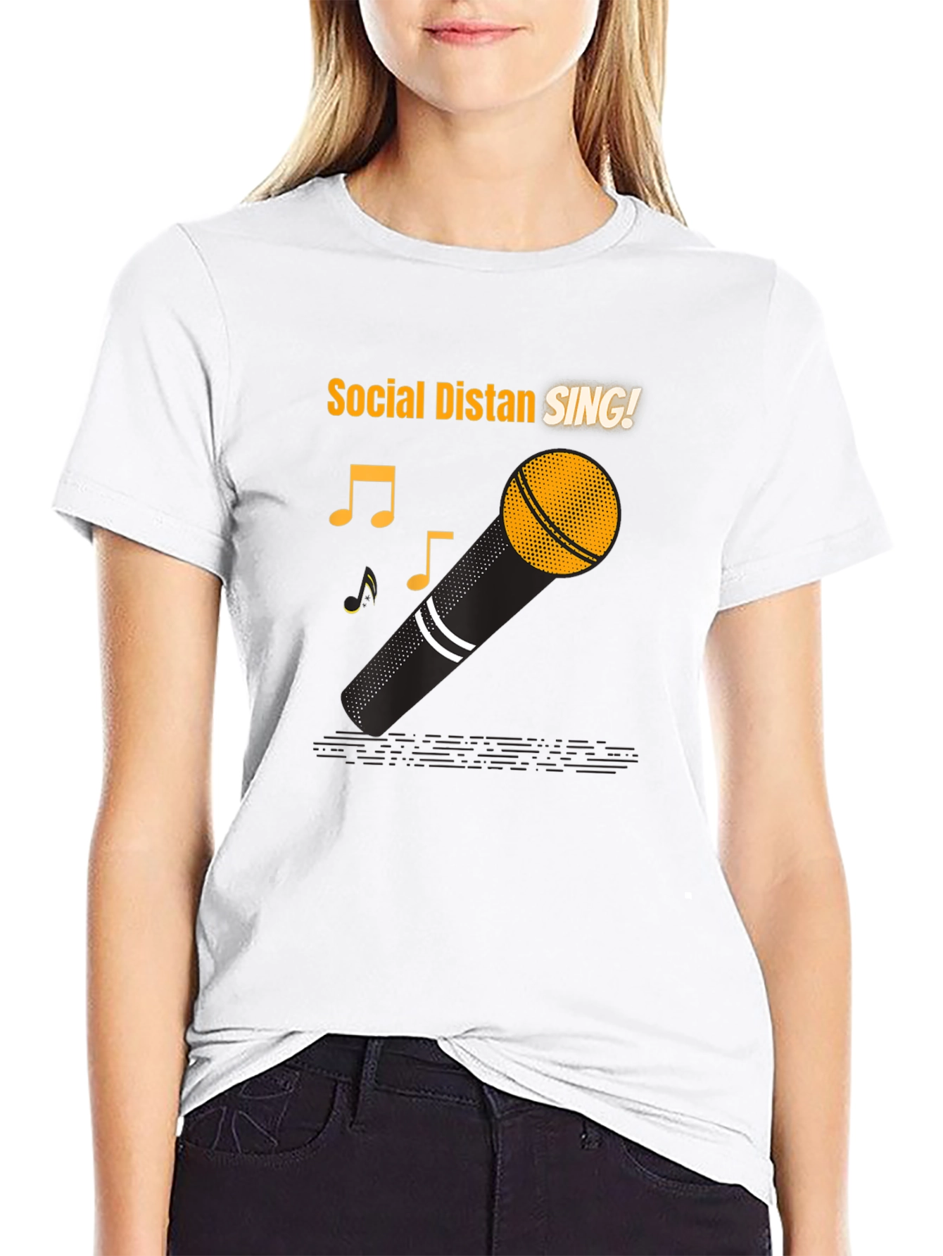 Social Distance Sing! Graphic Tee