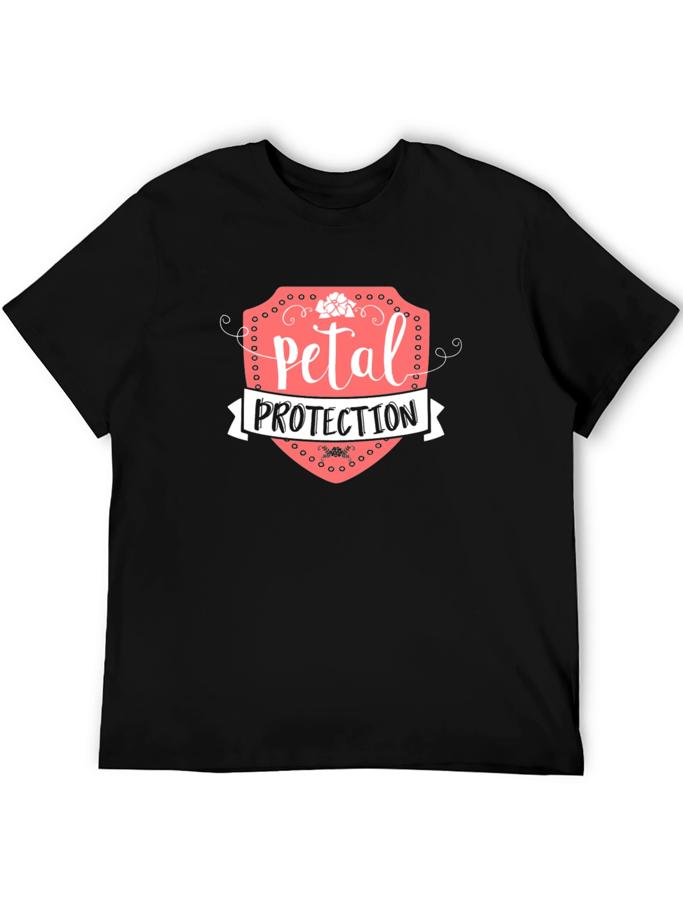 Petal Protection Graphic T-Shirt - Black