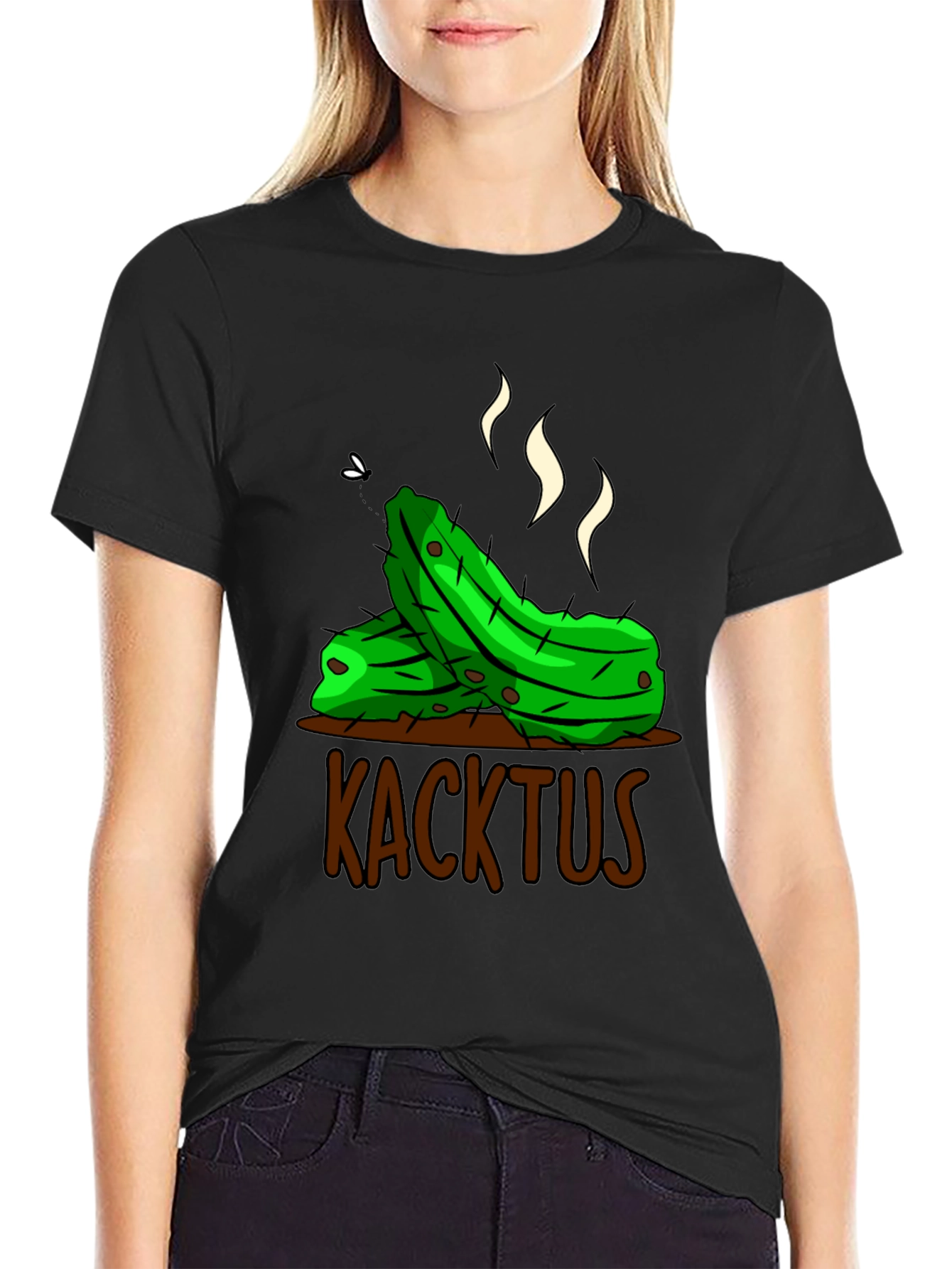 Humorous Kacktus Graphic T-Shirt - Unique Novelty Tee