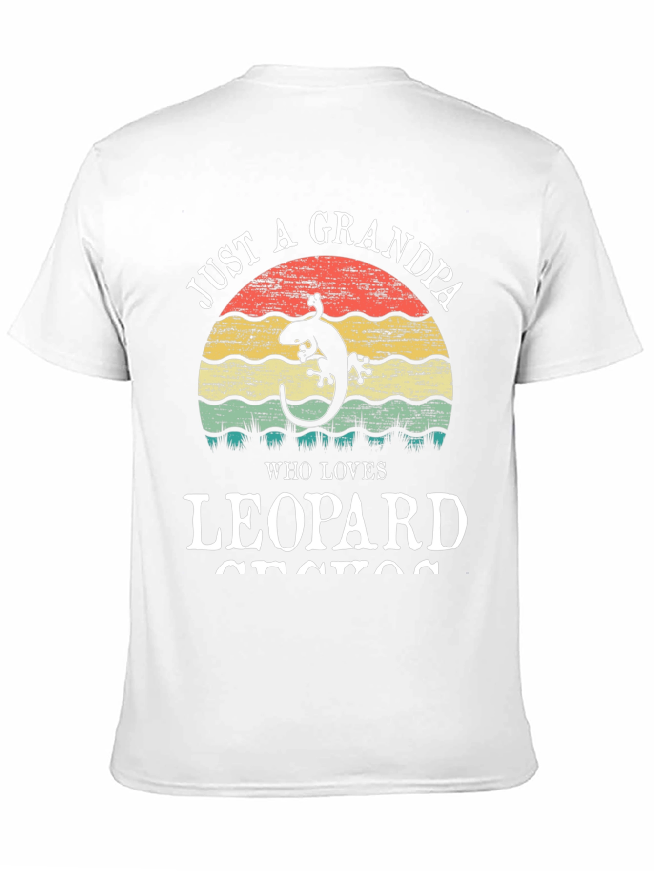 Grandpa Leopard Gecko T-Shirt - Lizard Lover Tee