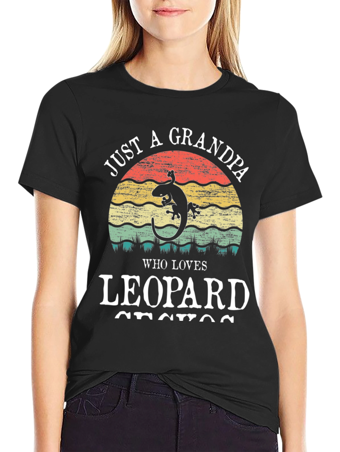 Grandpa Leopard Gecko T-Shirt - Lizard Lover Tee