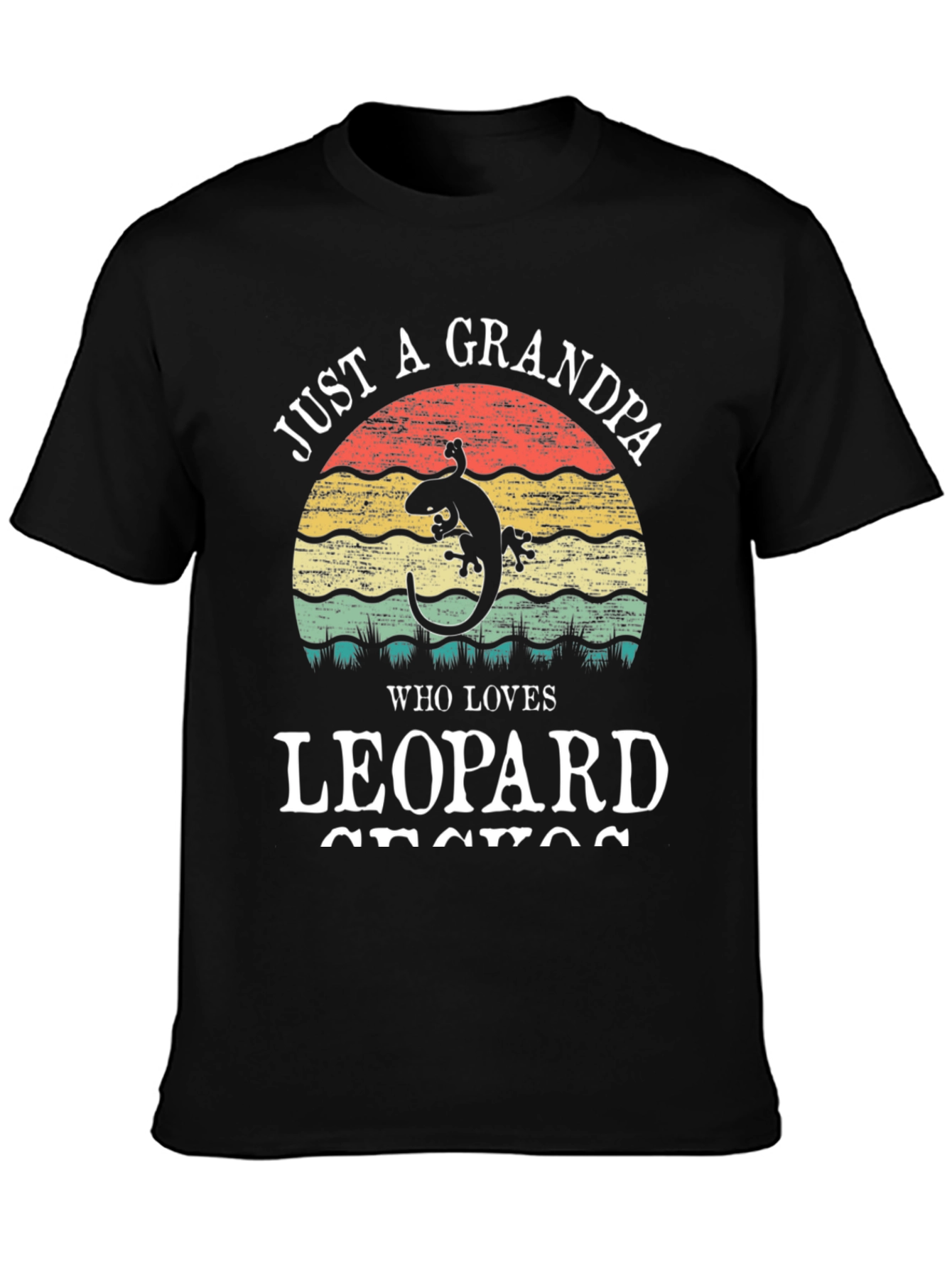 Grandpa Leopard Gecko T-Shirt - Lizard Lover Tee