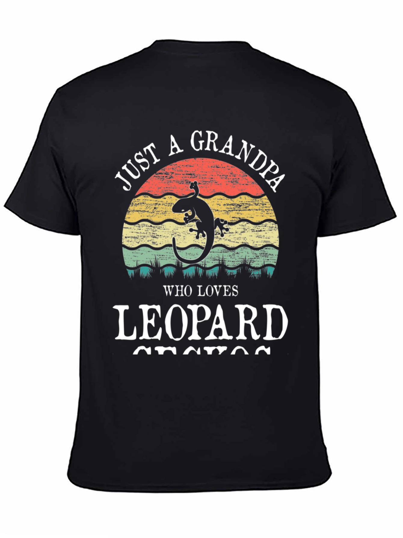 Grandpa Leopard Gecko T-Shirt - Lizard Lover Tee