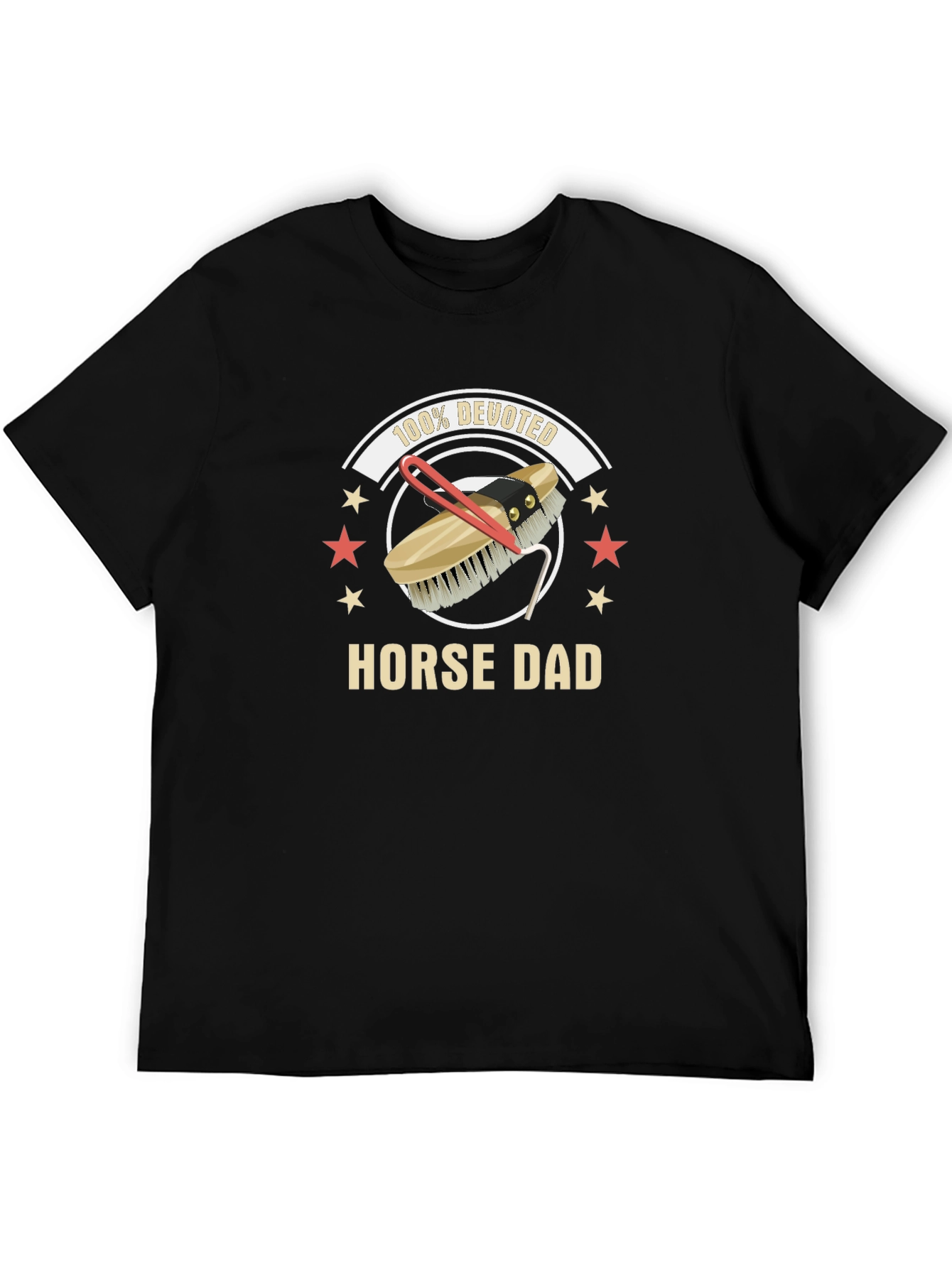 Horse Dad 100% Devoted T-Shirt