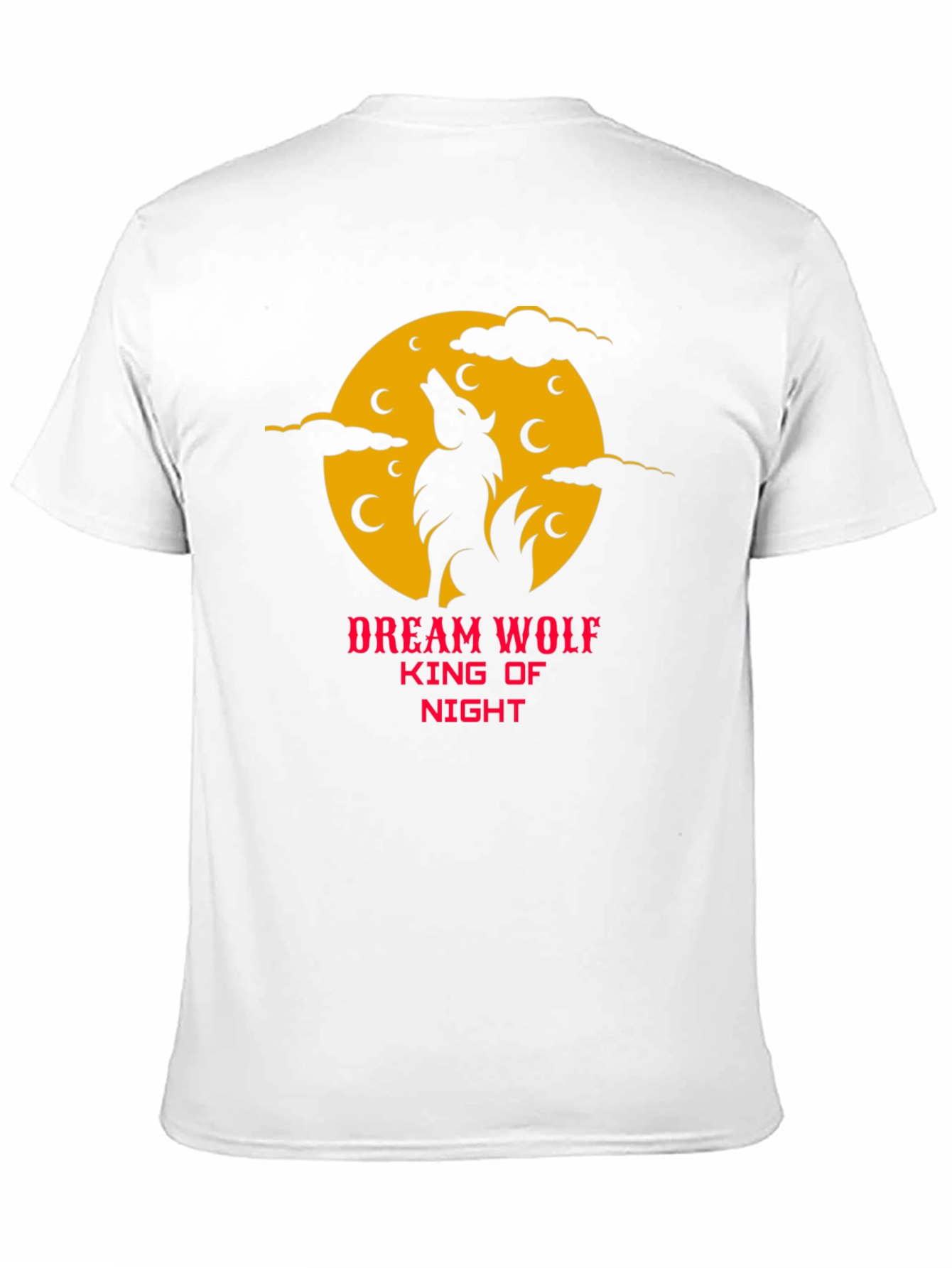 Dream Wolf King of Night Graphic T-Shirt