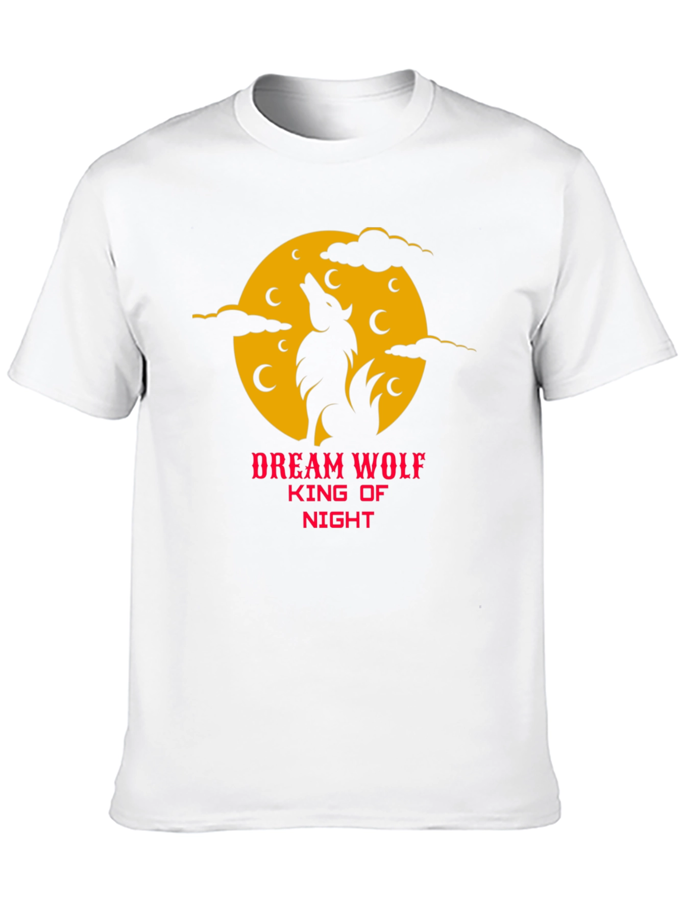 Dream Wolf King of Night Graphic T-Shirt