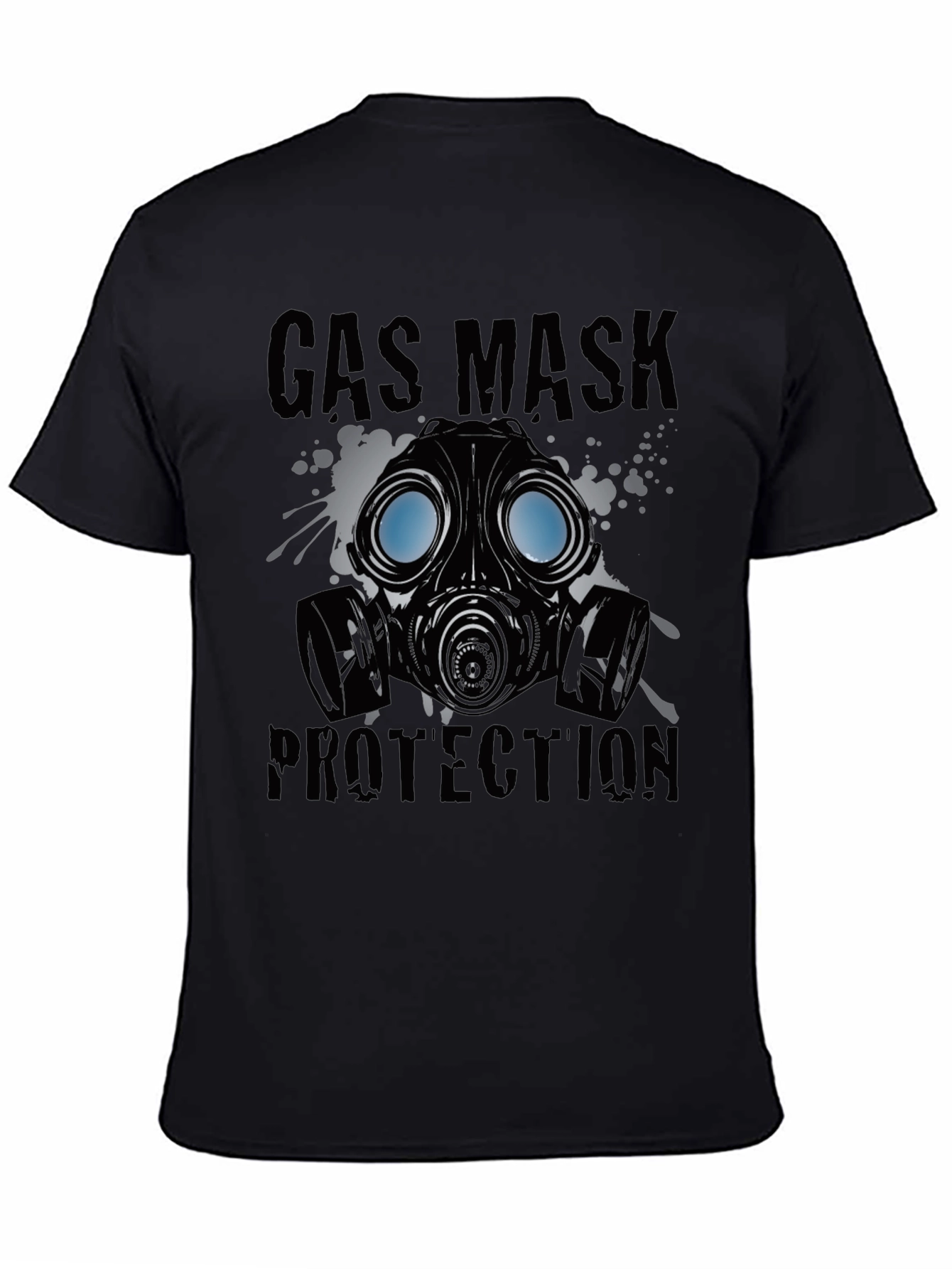 Gas Mask Protection T-Shirt - Cool Graphic Tee