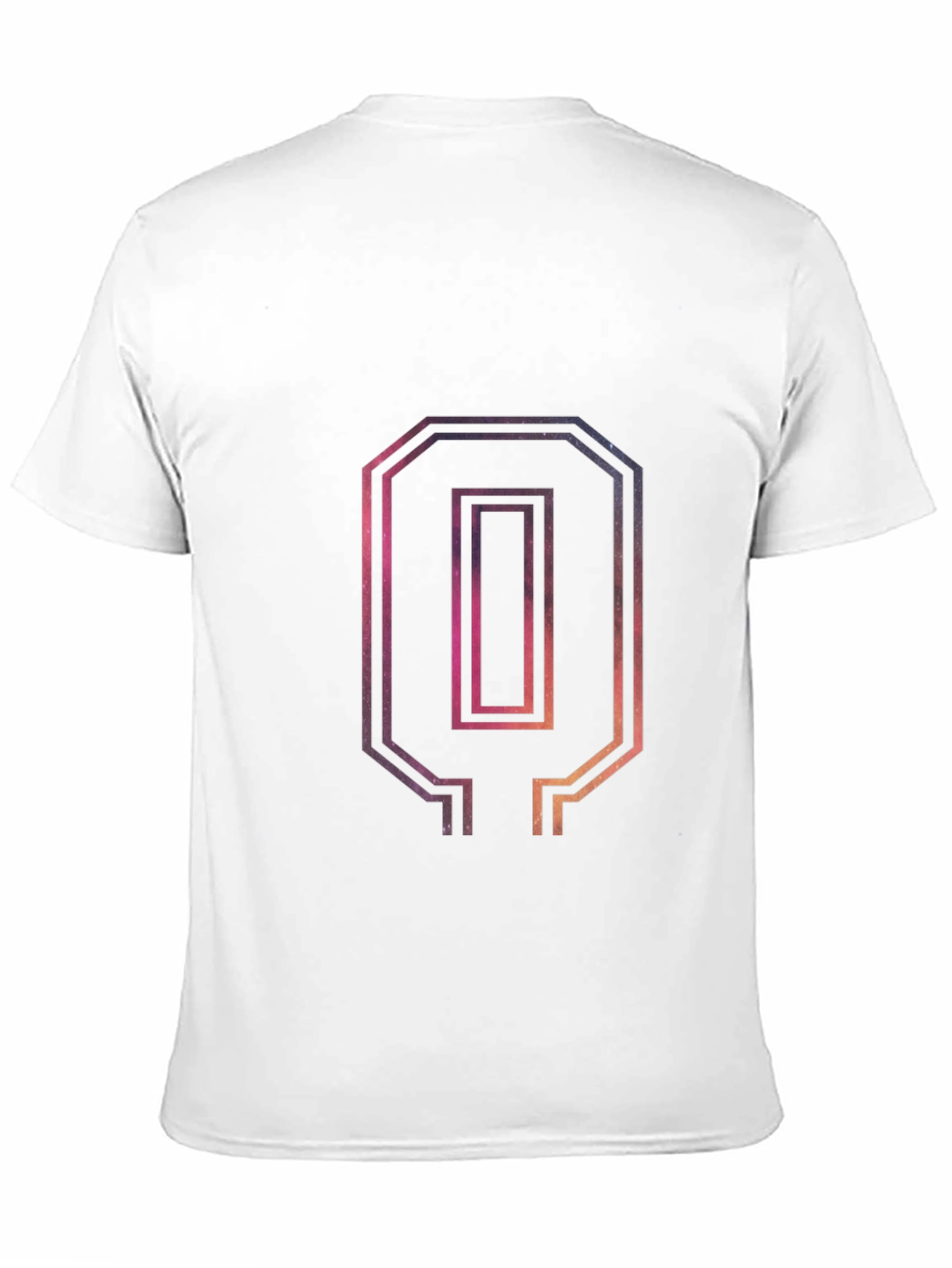 Number 0 Graphic Tee - Mens Black T-Shirt