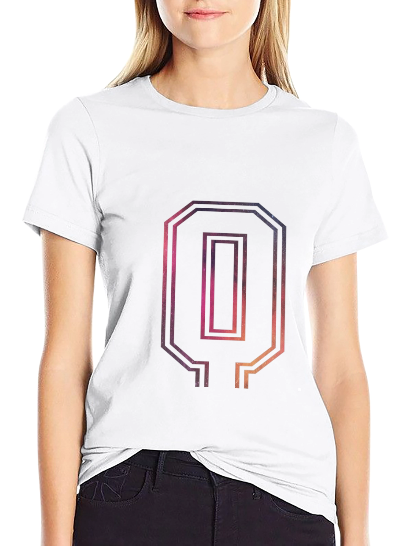 Number 0 Graphic Tee - Mens Black T-Shirt