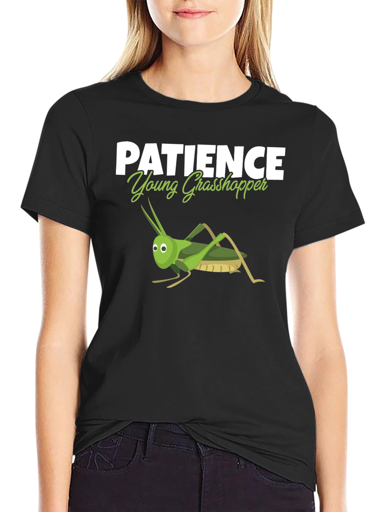 Patience Young Grasshopper Graphic T-Shirt