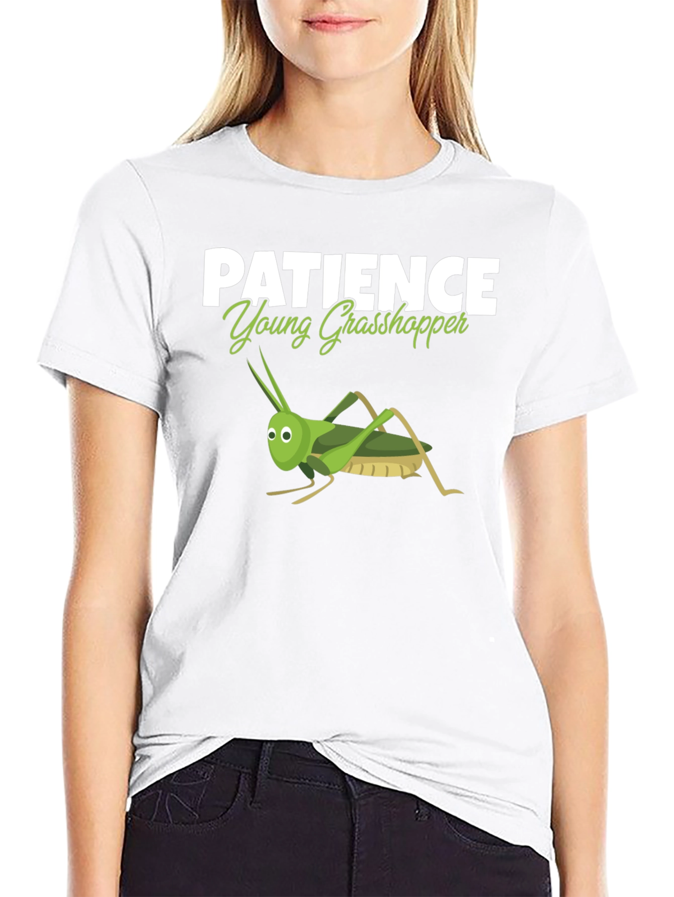 Patience Young Grasshopper Graphic T-Shirt