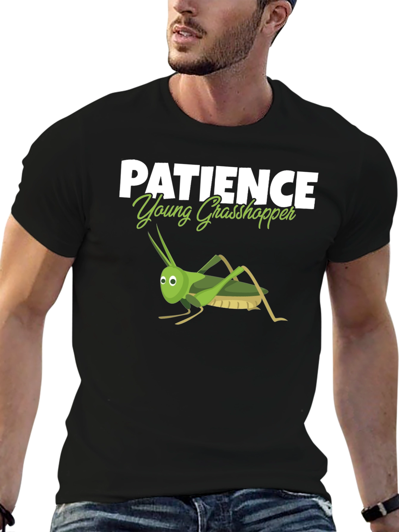 Patience Young Grasshopper Graphic T-Shirt