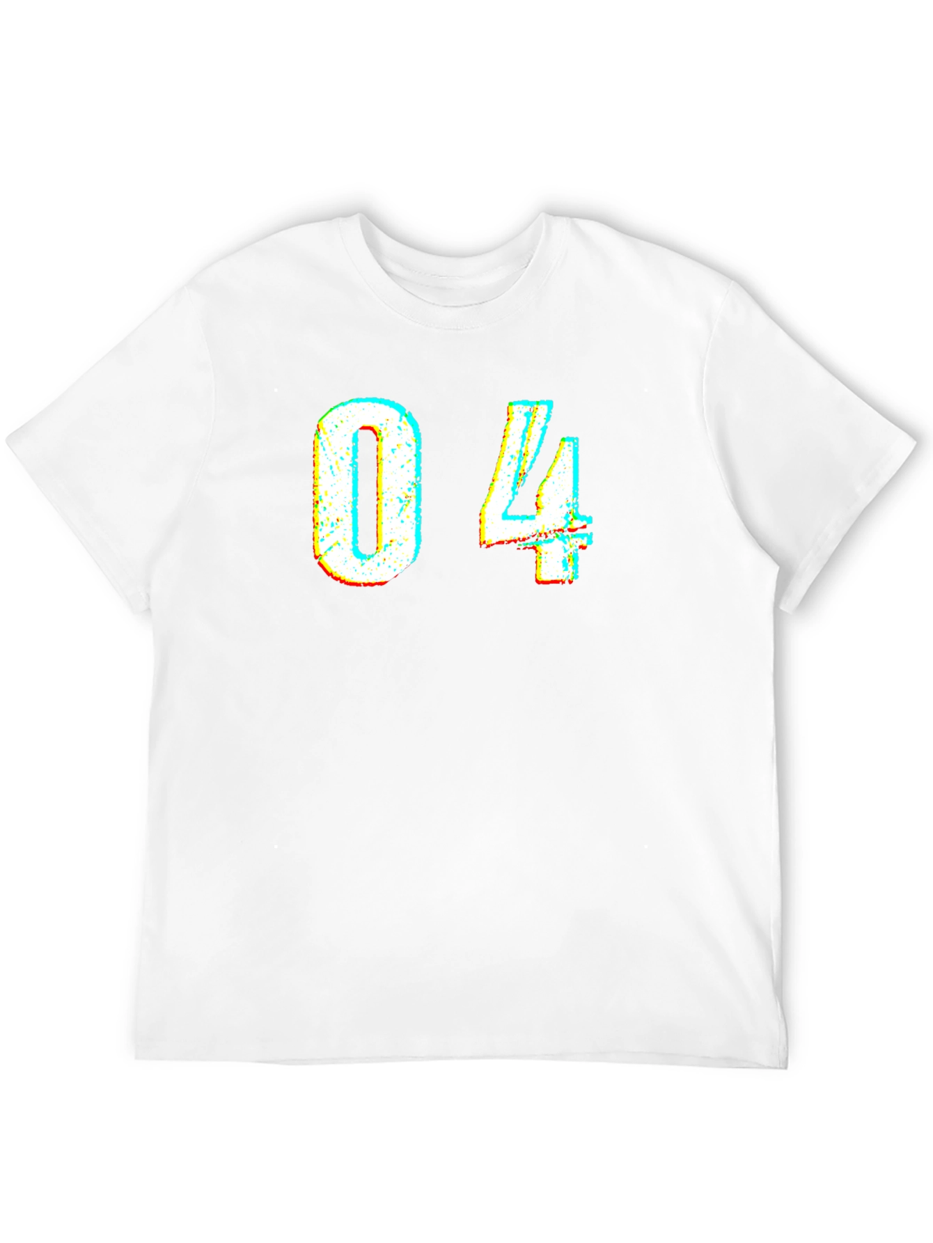 Distressed 04 Graphic Black T-Shirt