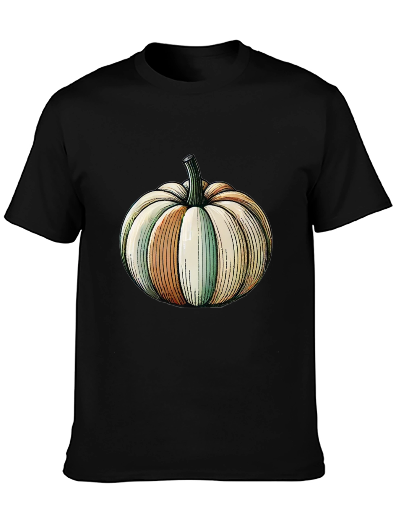 Pumpkin Graphic Tee - Halloween Style
