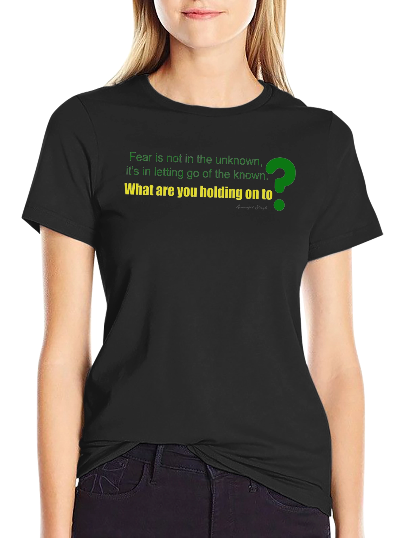 Motivational T-Shirt - Fear of Unknown