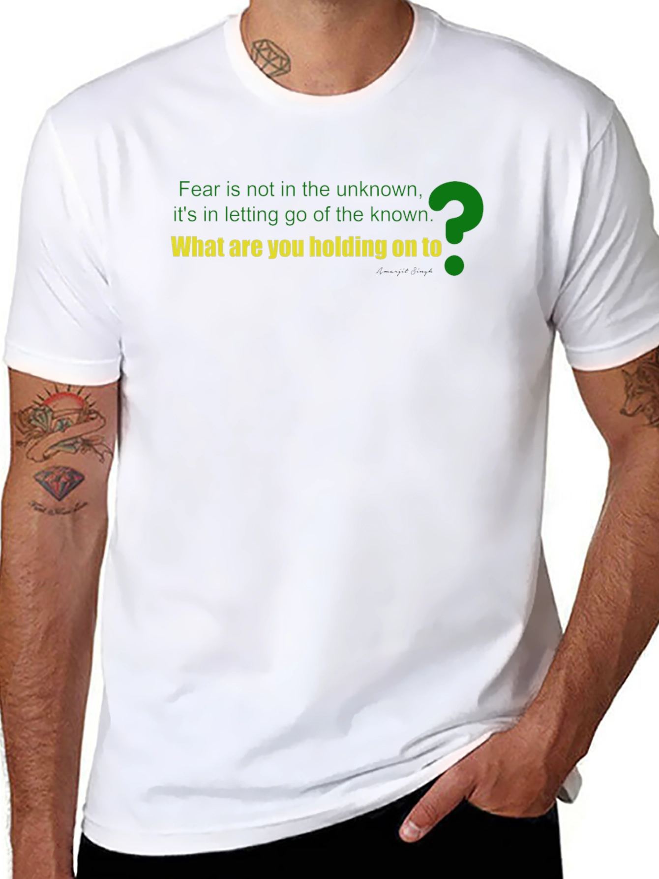 Motivational T-Shirt - Fear of Unknown