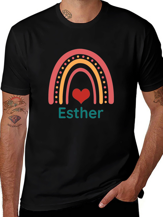 Esther Rainbow Heart T-Shirt