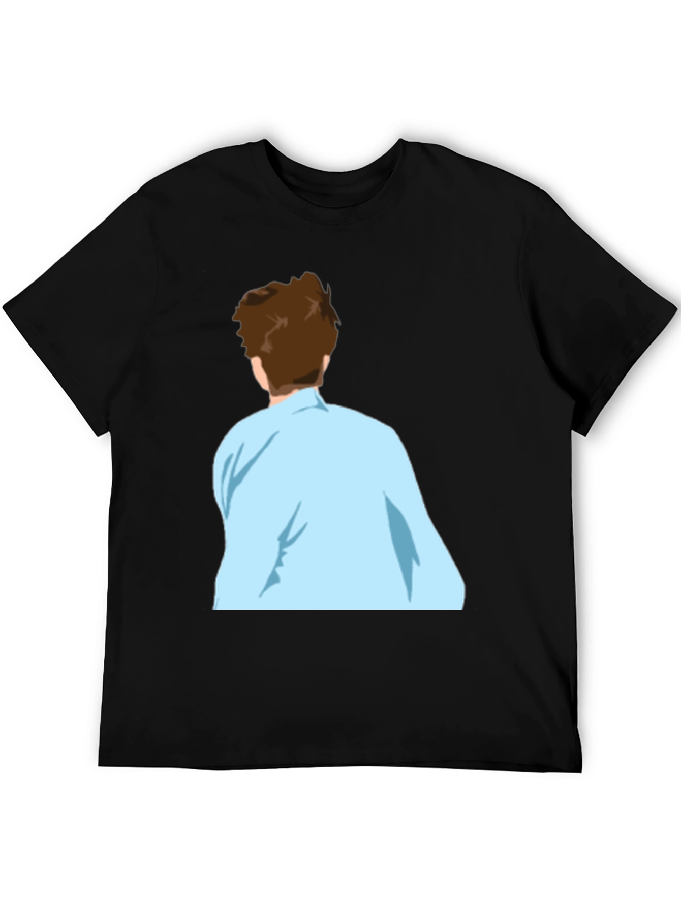 Cool Casual Black Graphic T-Shirt