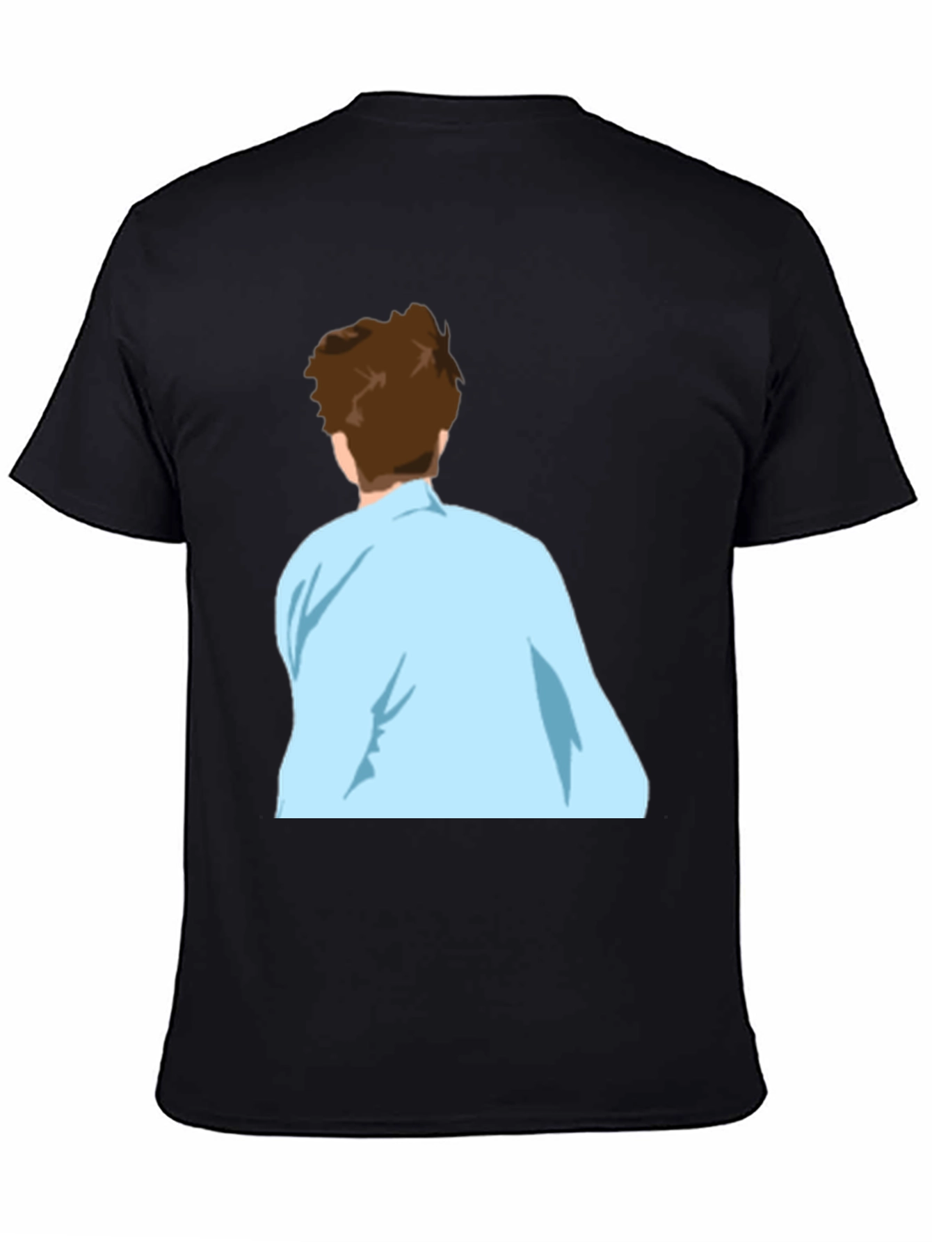 Cool Casual Black Graphic T-Shirt