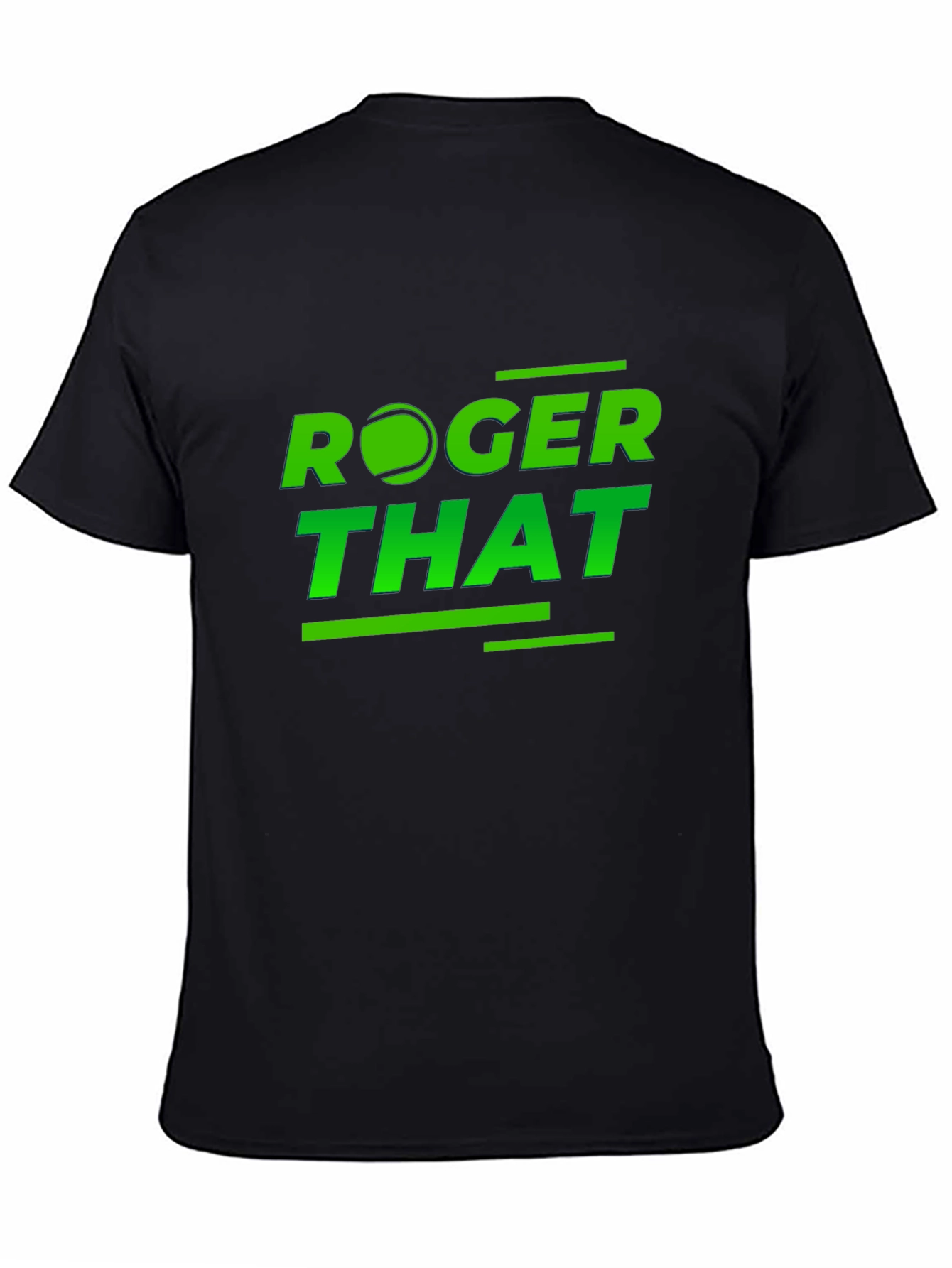 Roger That Tennis T-Shirt - Novelty Sports Tee