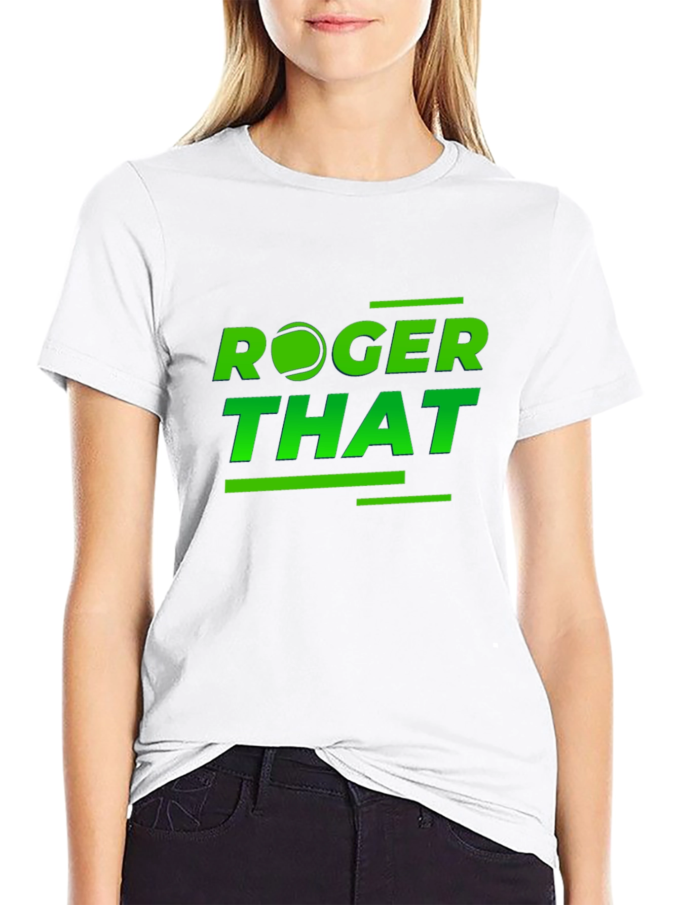 Roger That Tennis T-Shirt - Novelty Sports Tee