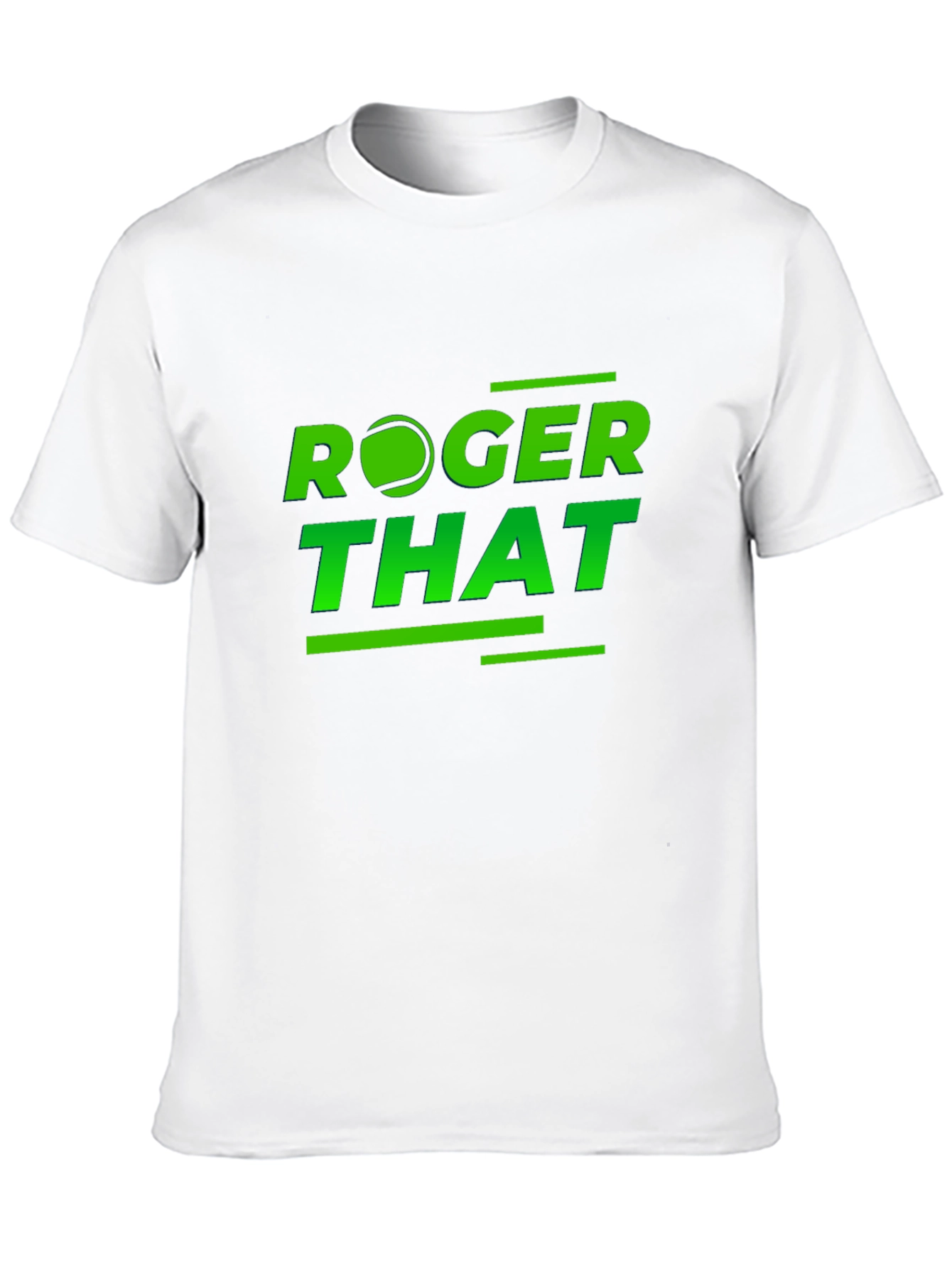 Roger That Tennis T-Shirt - Novelty Sports Tee