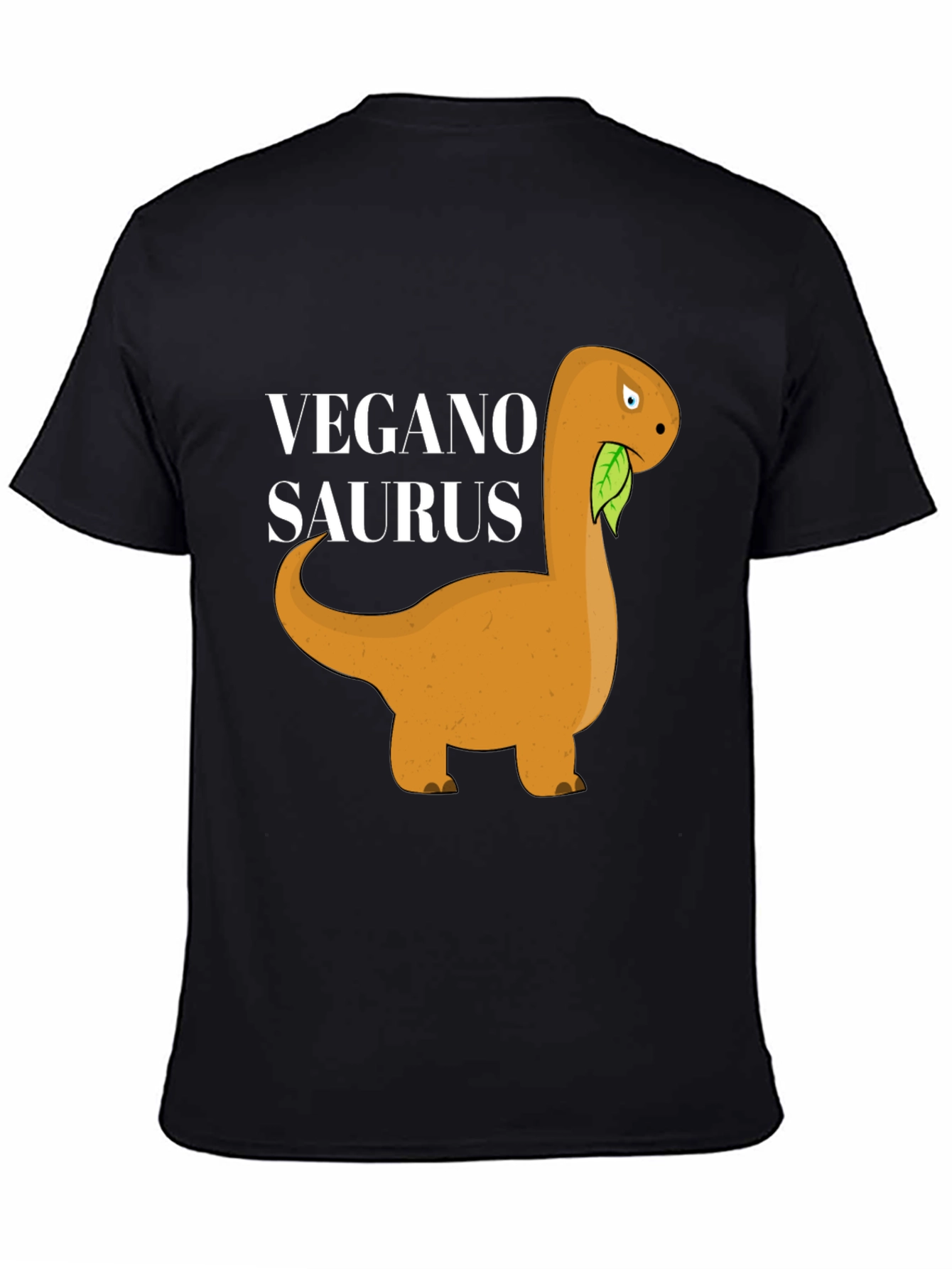 Vegan-o-Saurus Black T-Shirt