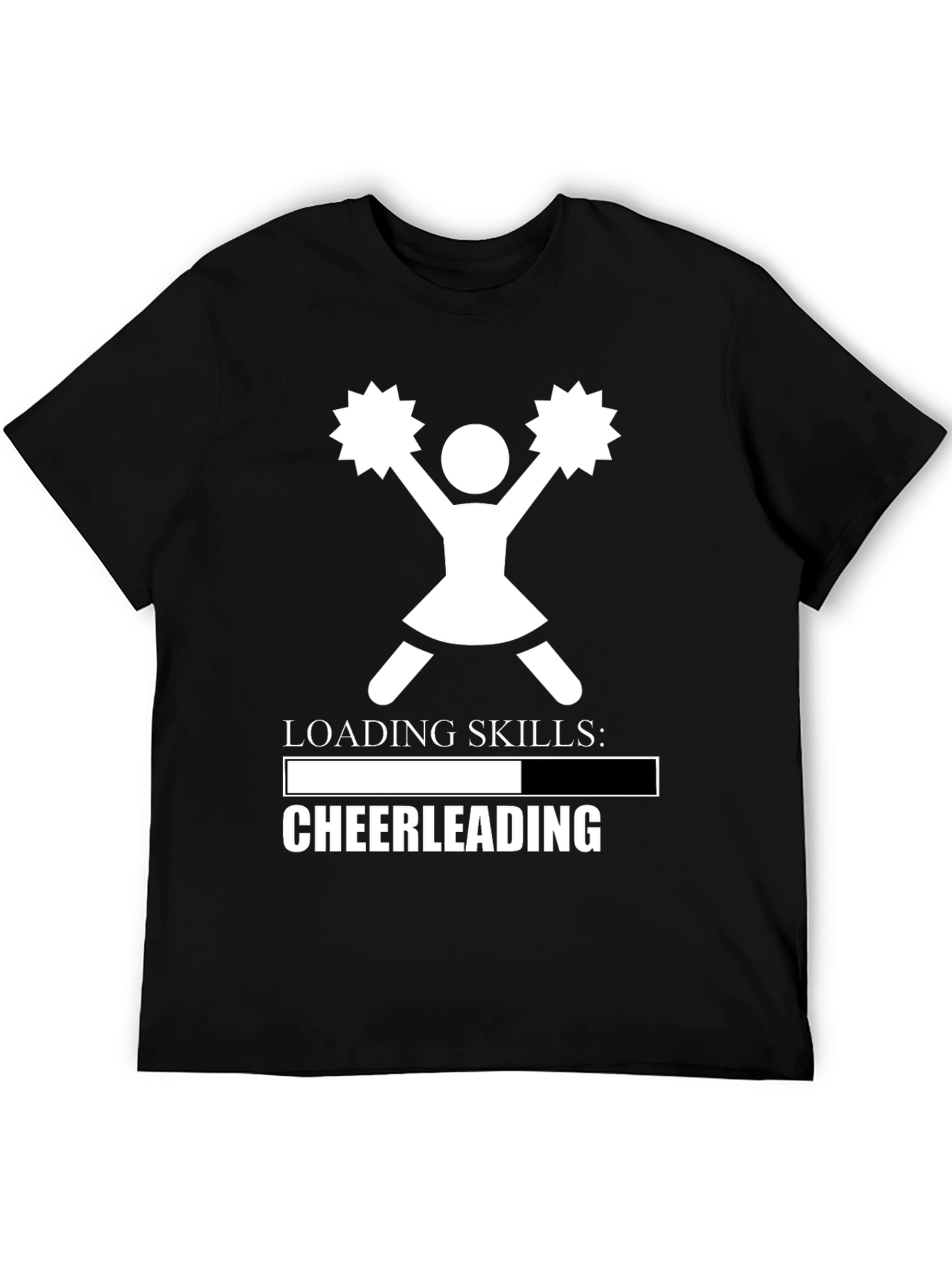 Cheerleading Skills Loading T-Shirt - Black