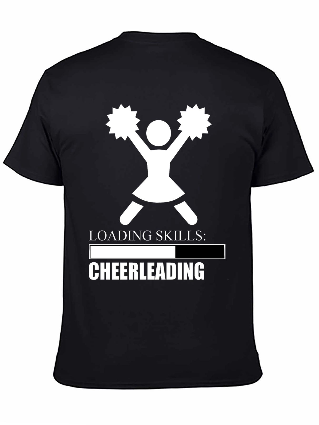 Cheerleading Skills Loading T-Shirt - Black