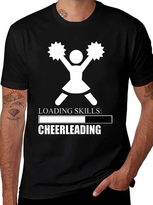 Cheerleading Skills Loading T-Shirt - Black