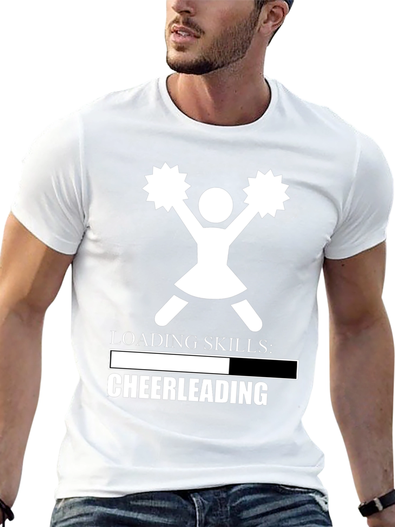 Cheerleading Skills Loading T-Shirt - Black