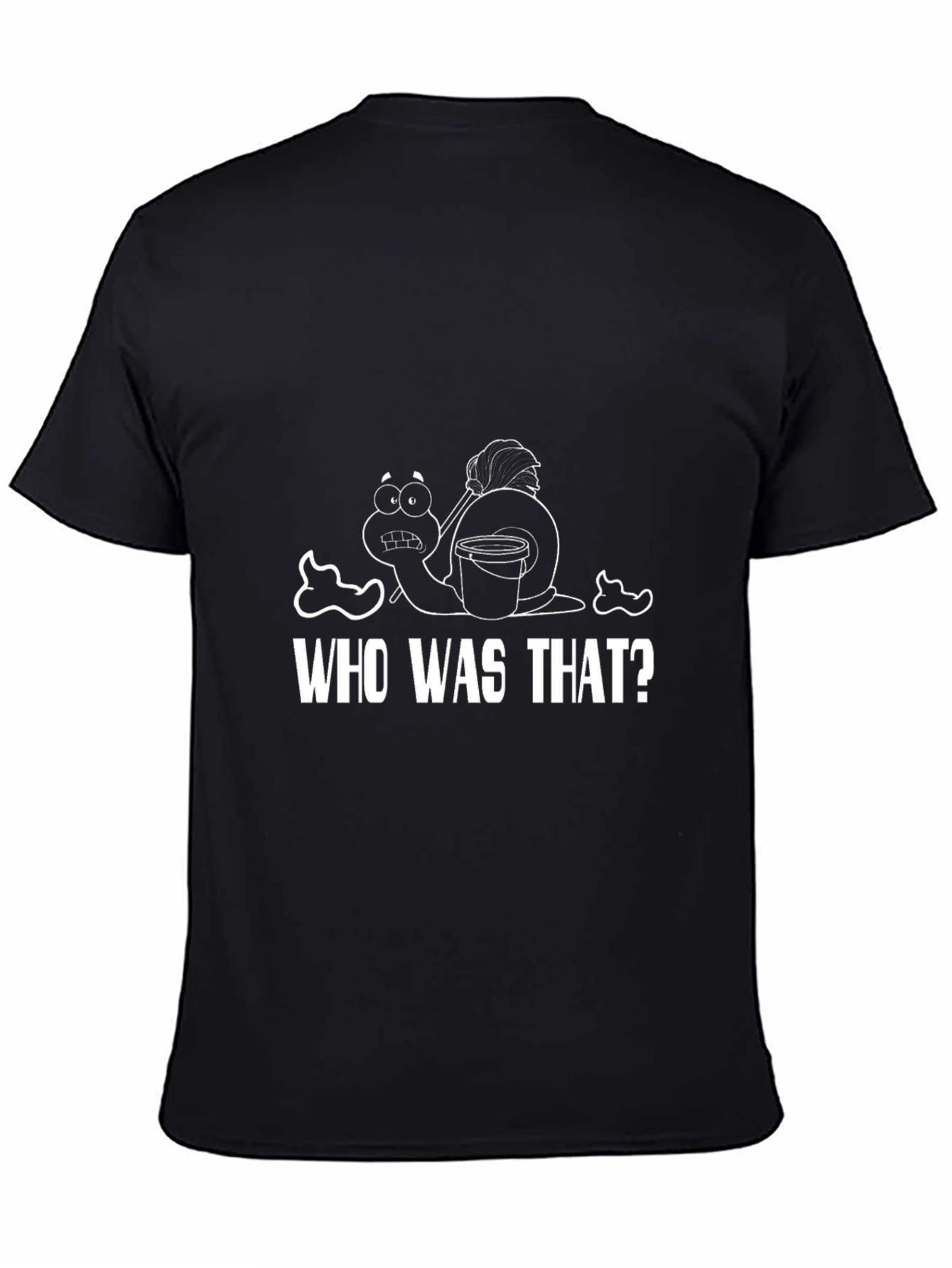Funny Snail Cartoon Graphic T-Shirt
