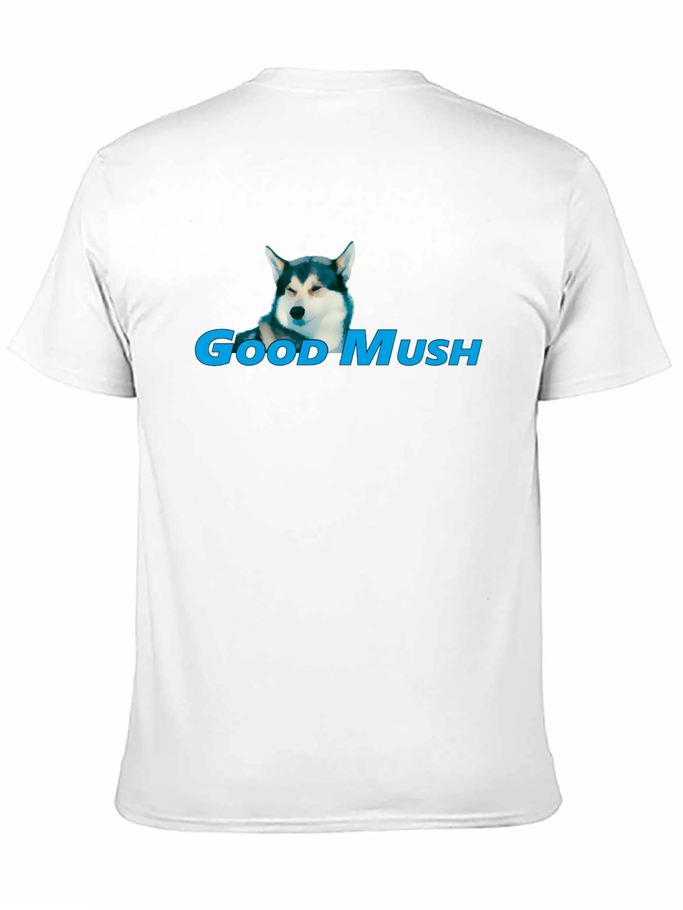 Good Mush Husky Graphic Black T-Shirt