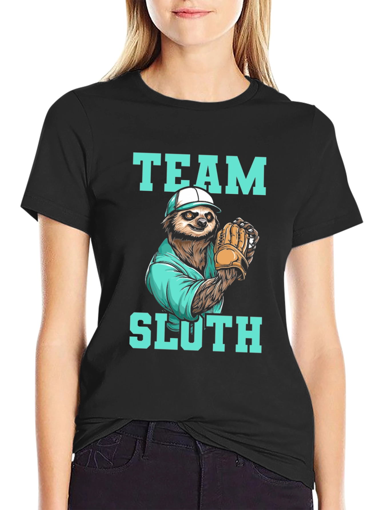 Team Sloth Baseball T-Shirt