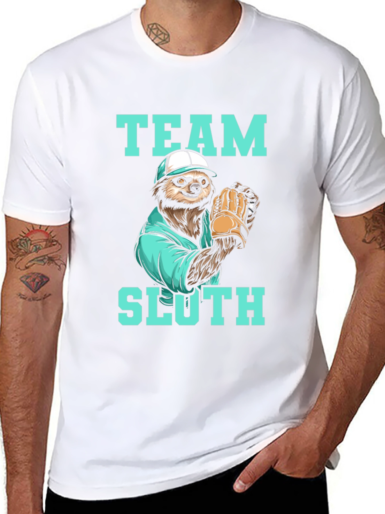 Team Sloth Baseball T-Shirt