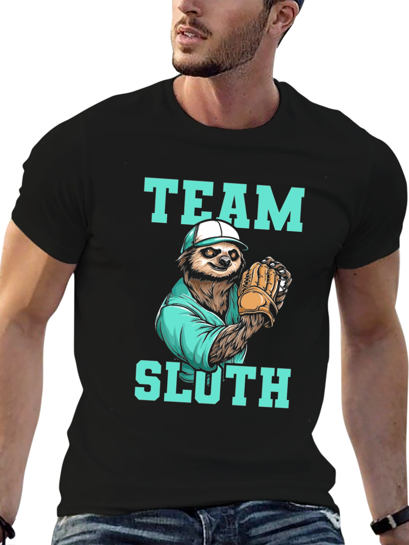 Team Sloth Baseball T-Shirt