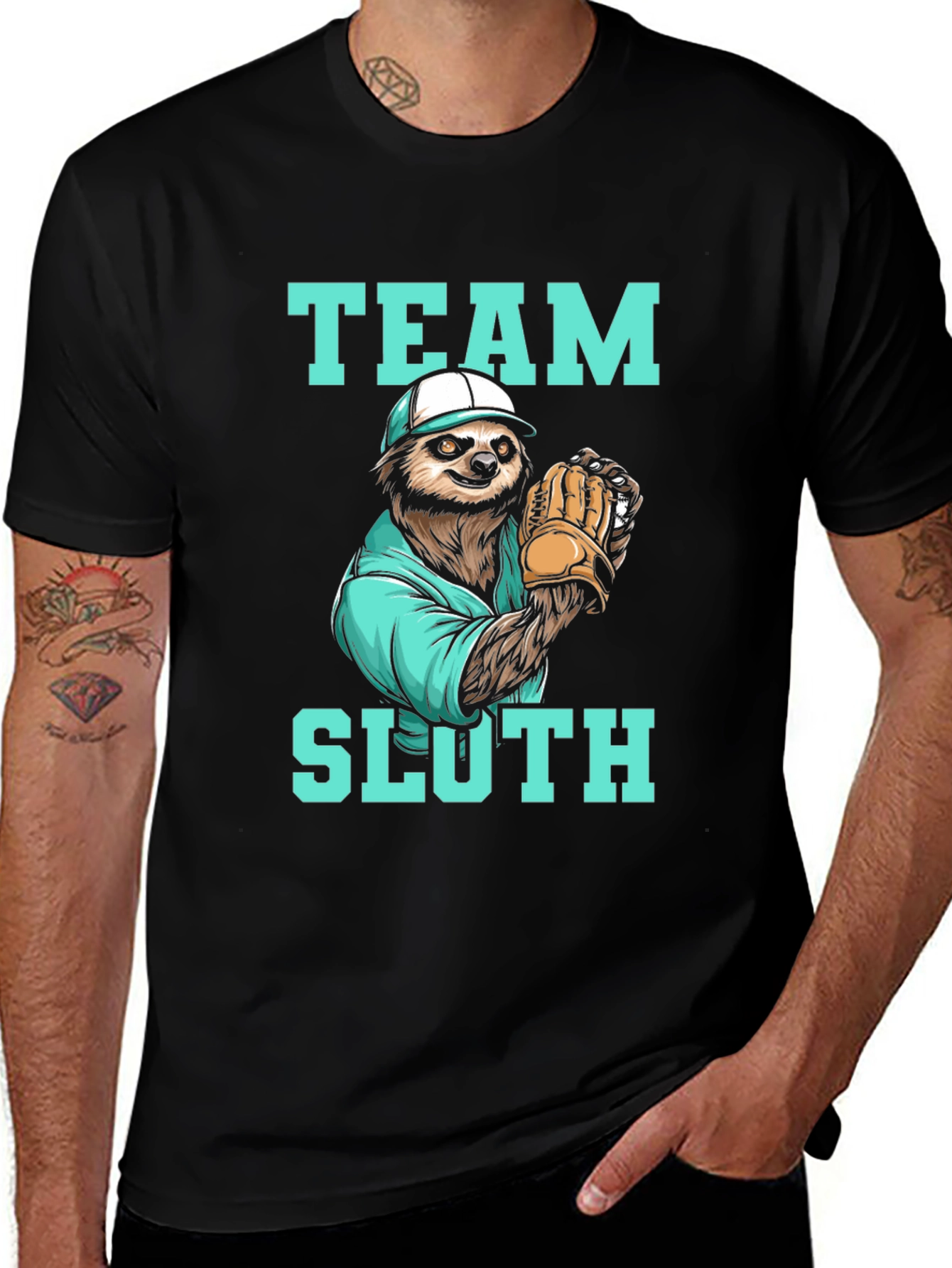 Team Sloth Baseball T-Shirt