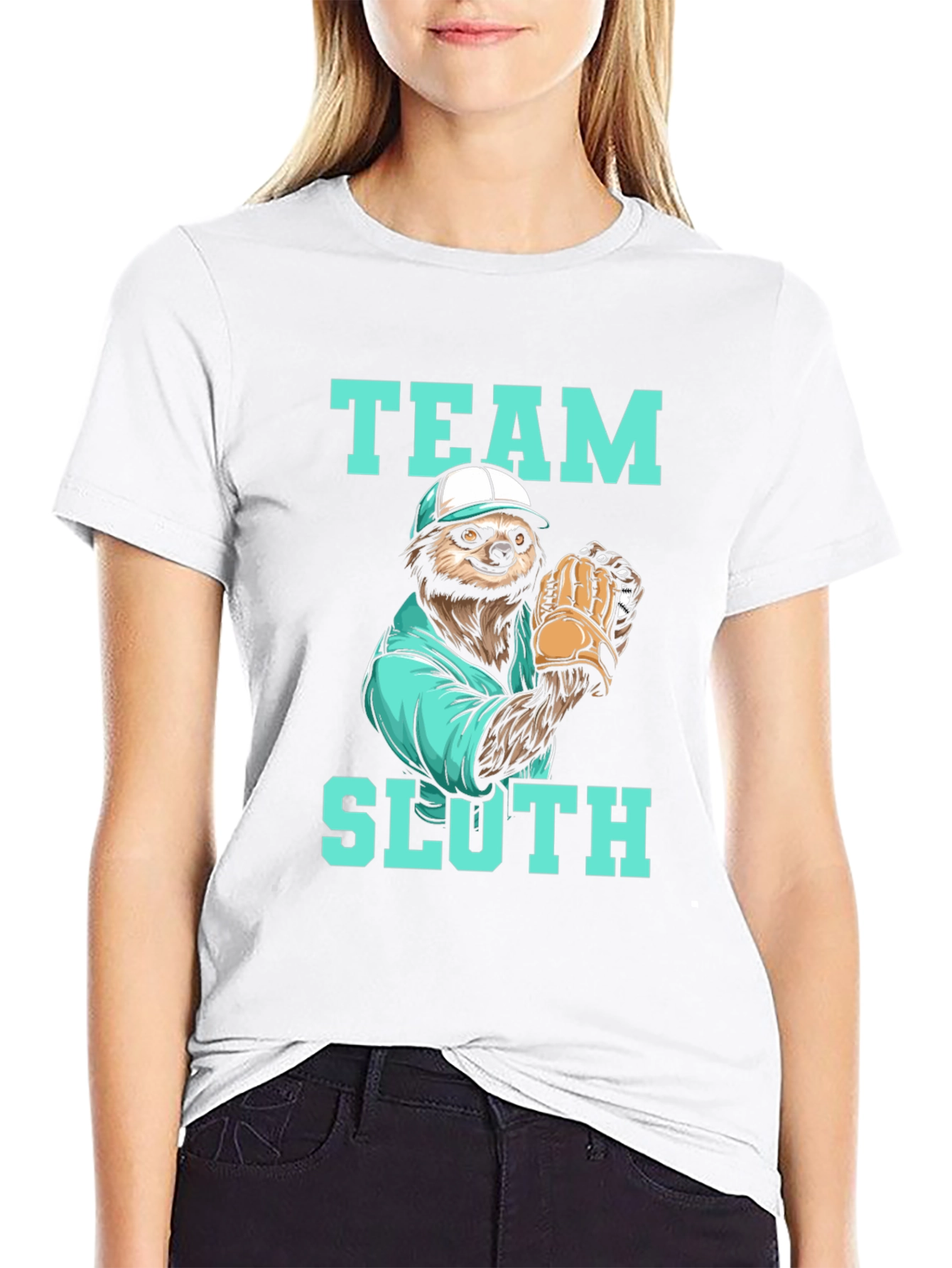 Team Sloth Baseball T-Shirt