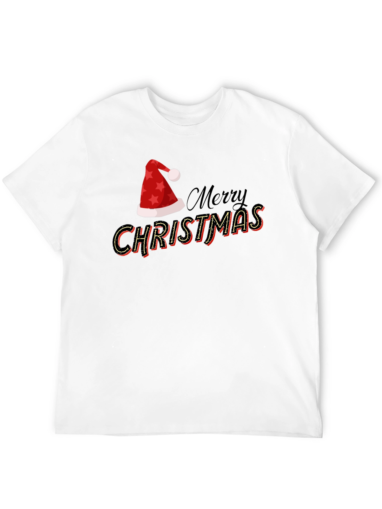 Merry Christmas Graphic Tee - Holiday Style