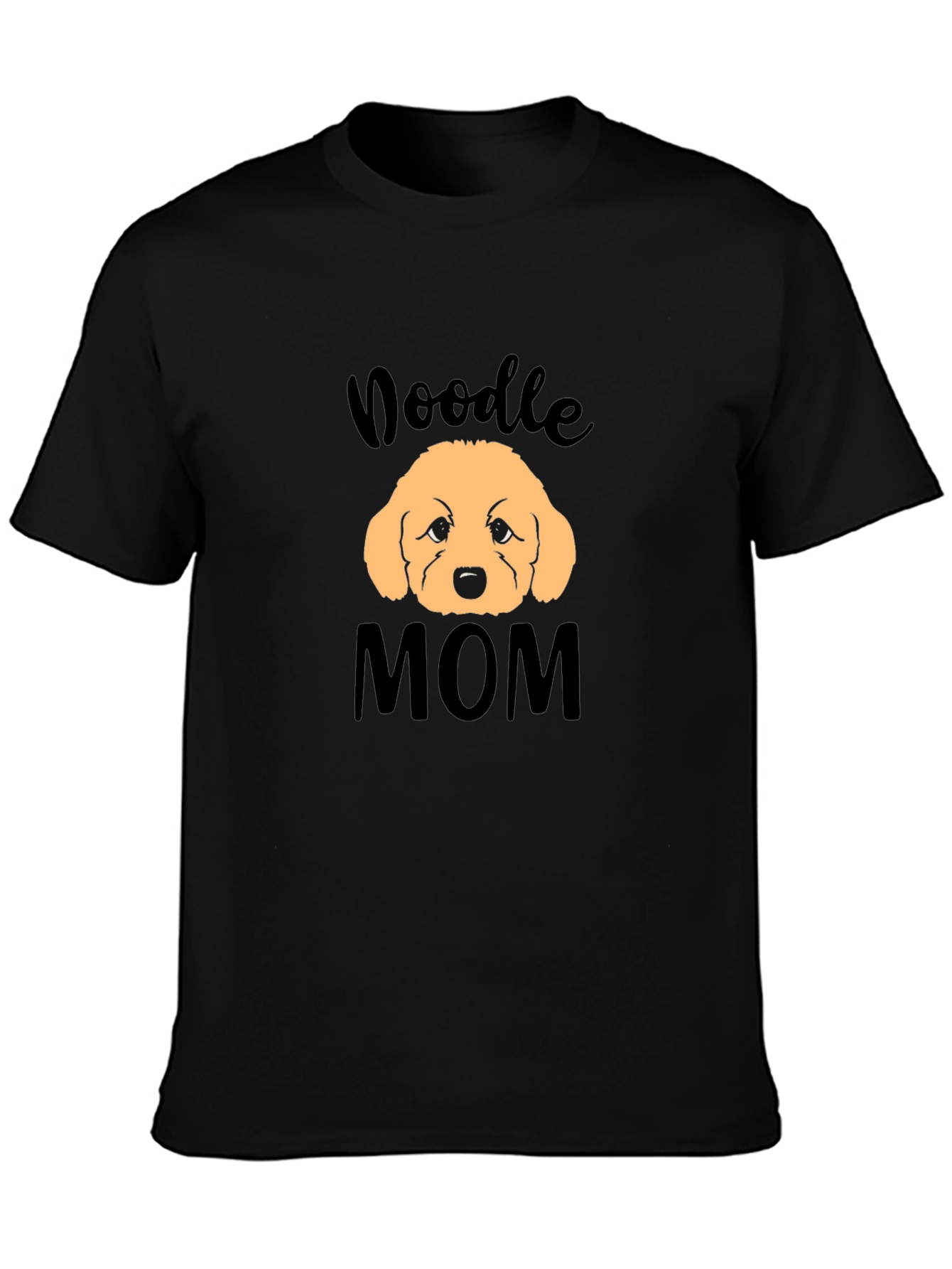 Doodle Mom Black T-Shirt