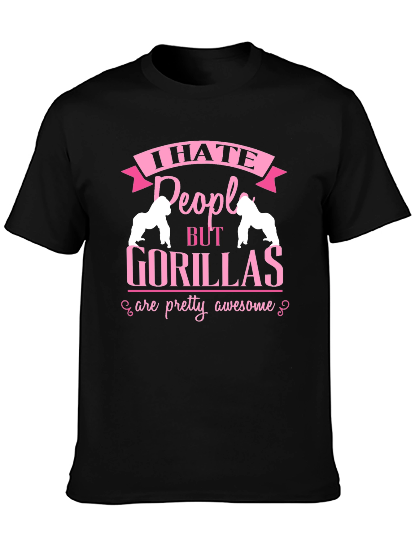 I Hate People But Gorillas T-Shirt