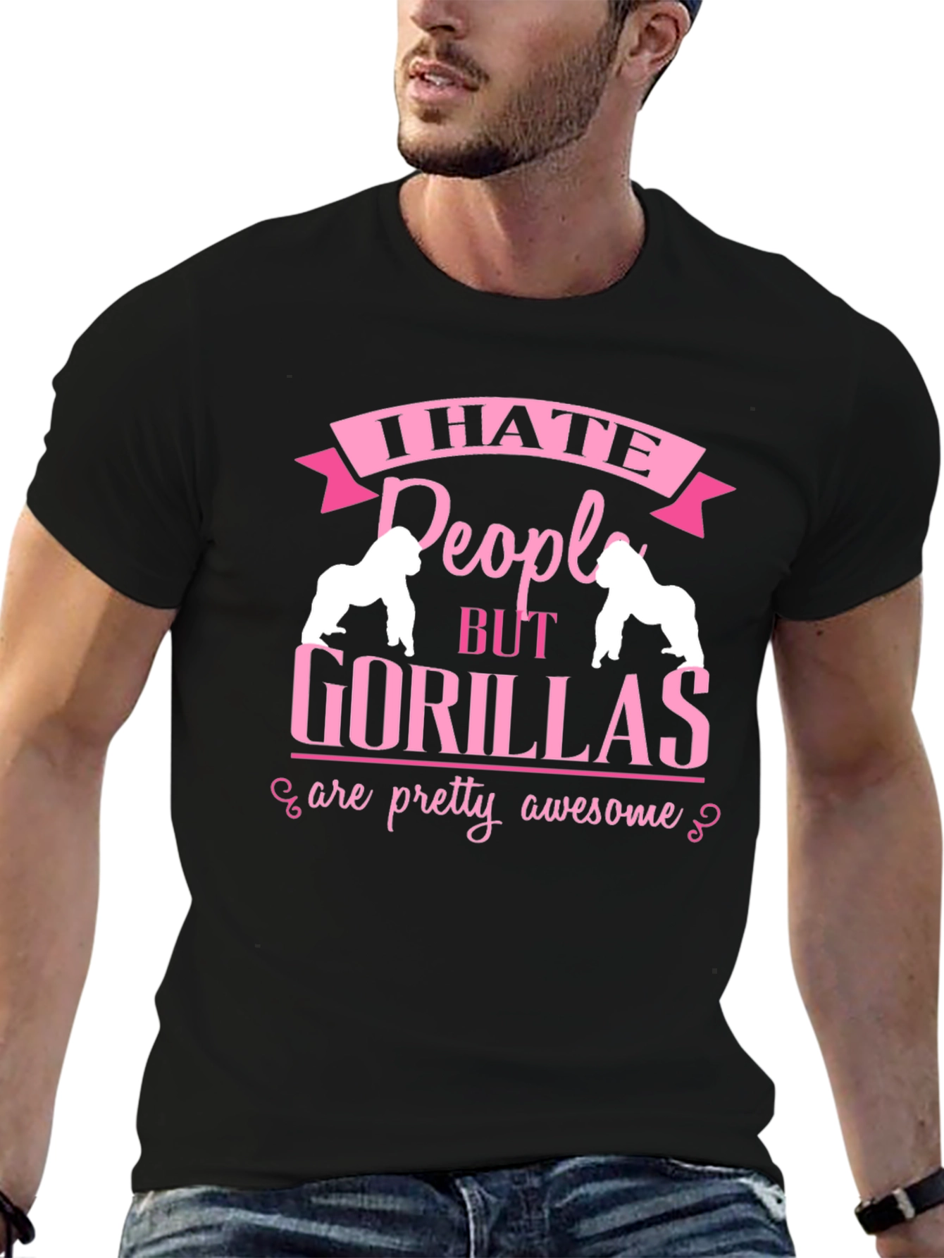 I Hate People But Gorillas T-Shirt