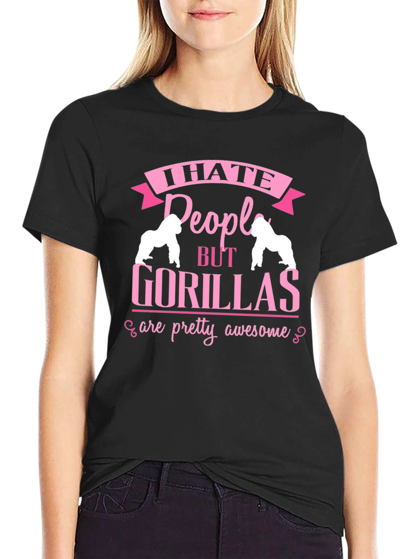 I Hate People But Gorillas T-Shirt