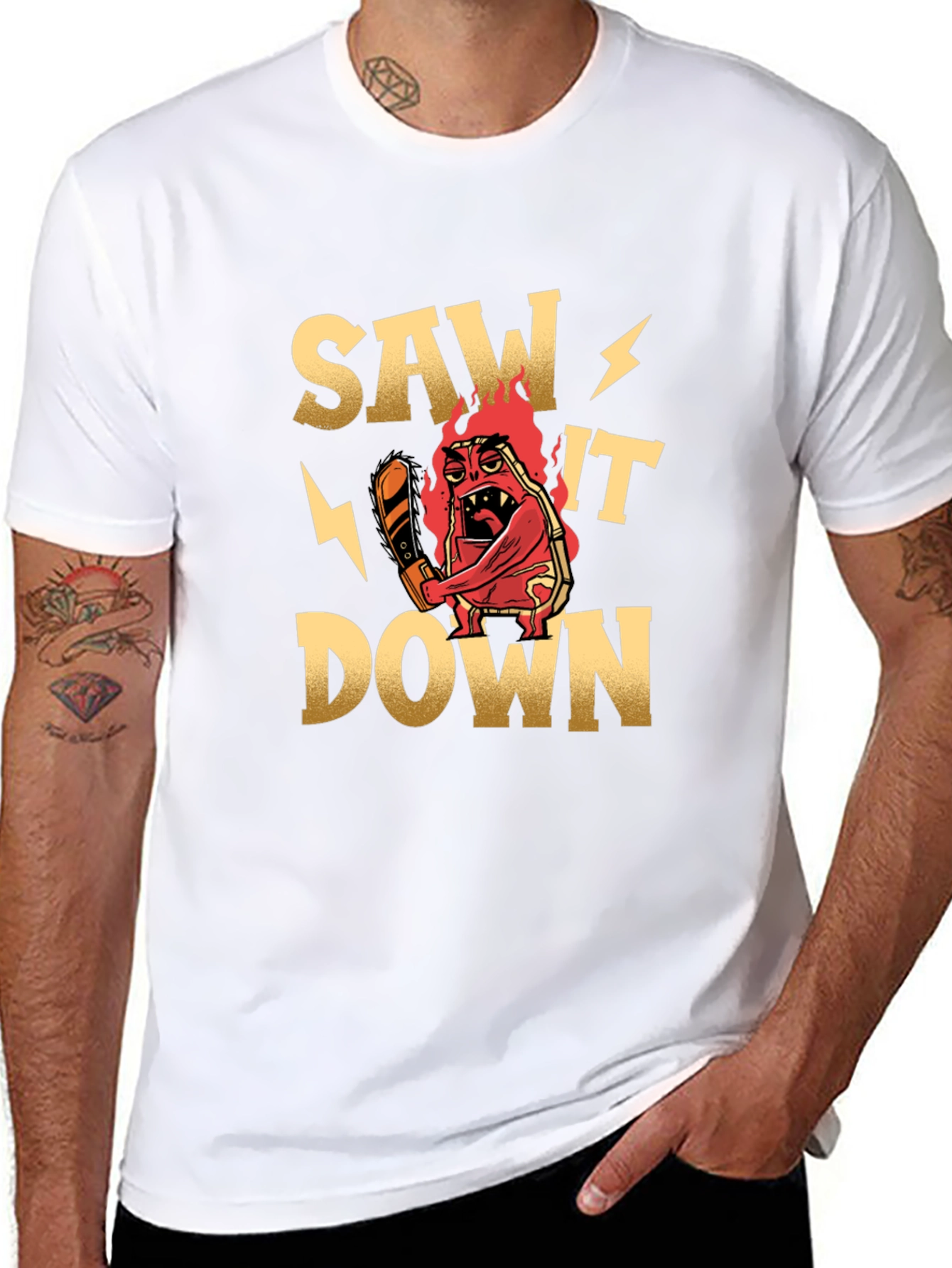 Saw It Down Graphic T-Shirt