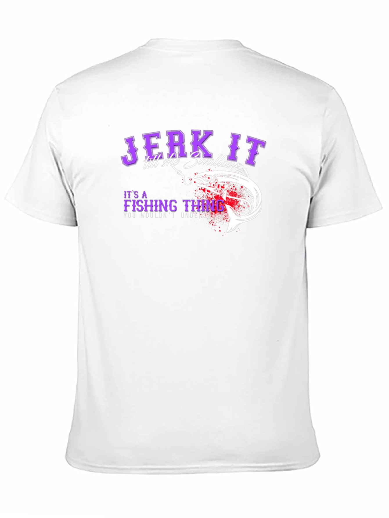 Jerk It Fishing T-Shirt - Funny Angler Tee