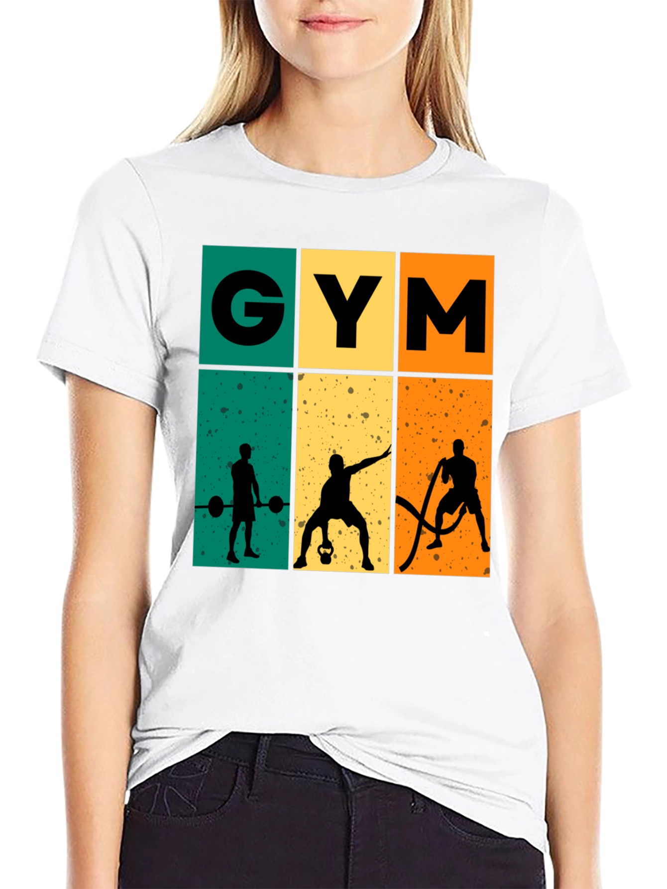 Retro Gym Workout T-Shirt - Bodybuilding Fitness Tee