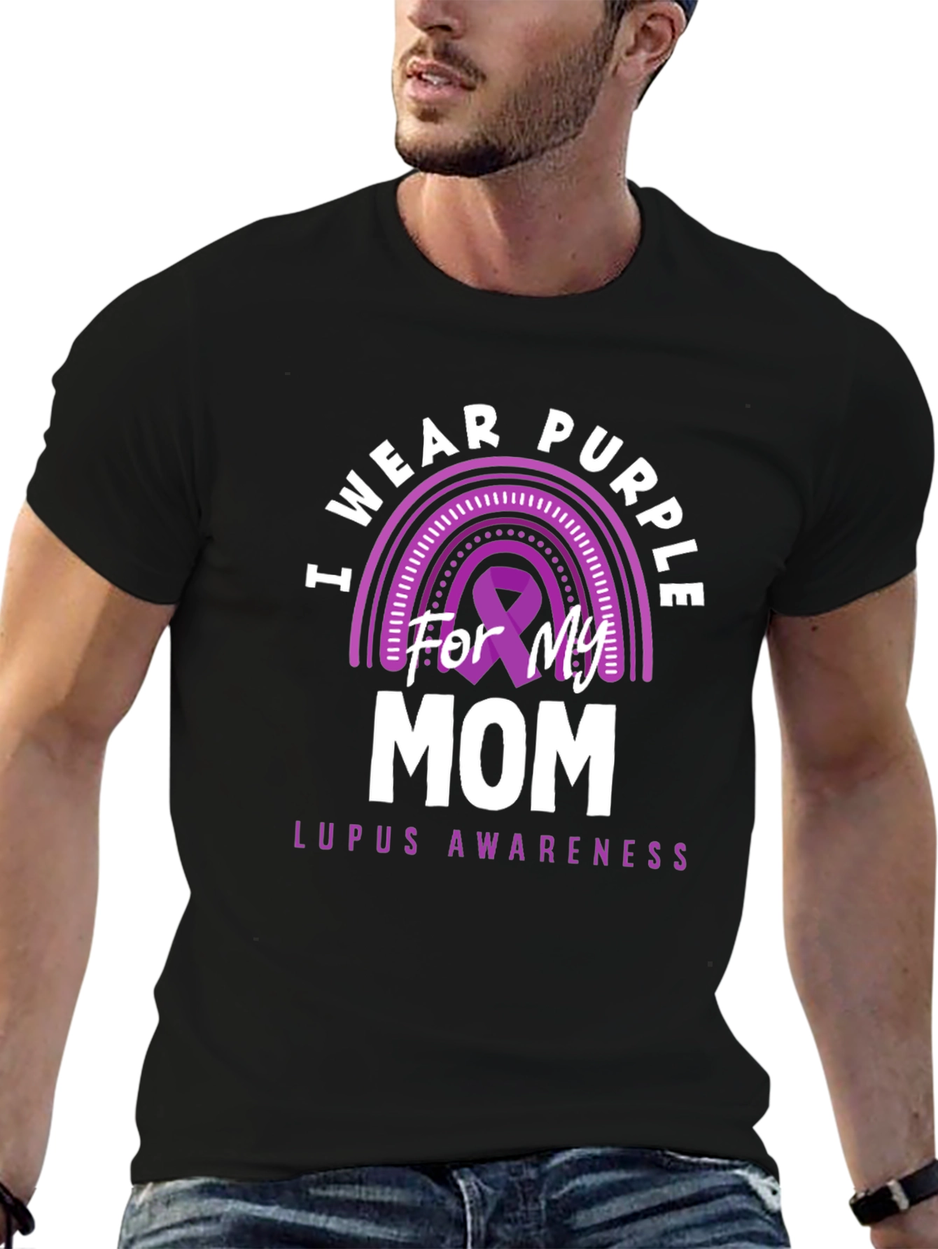 Purple Lupus Awareness T-Shirt - For My Mom