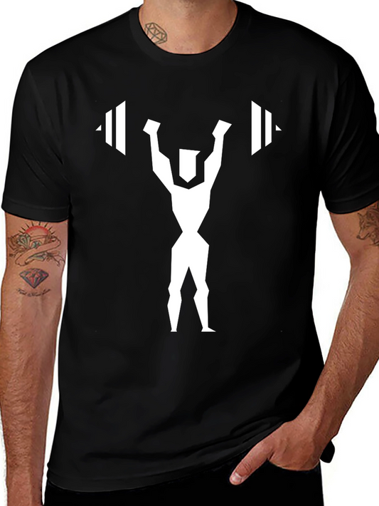 Weightlifting Graphic Tee - Black